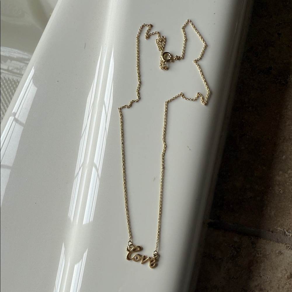 gold plated necklace